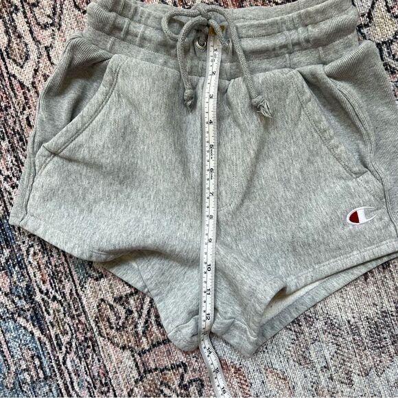 Champion Reverse Weave Shorts Heather Grey Size XS 2” Inseam Drawstring Waist - Picture 9 of 9